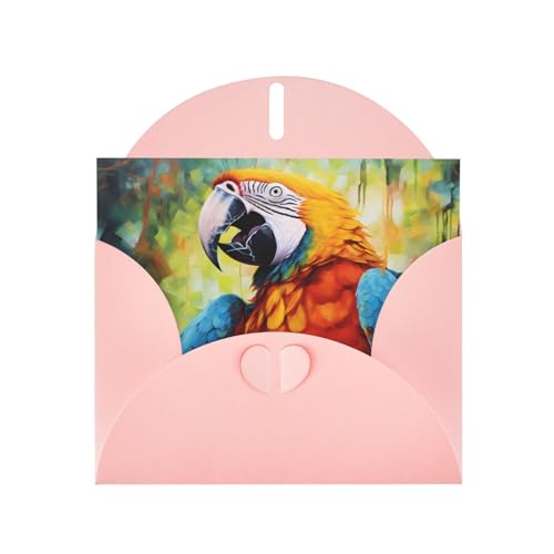 LLKGOT Dumb Parrot. Bilder-Grußkarte – Premium-Perlglanz-Papier, doppelseitiges Perlglanz-Design LLKGOT Dumb Parrot. Bilder-Grußkarte – Premium-Perlglanz-Papier, doppelseitiges Perlglanz-Design von LLKGOT