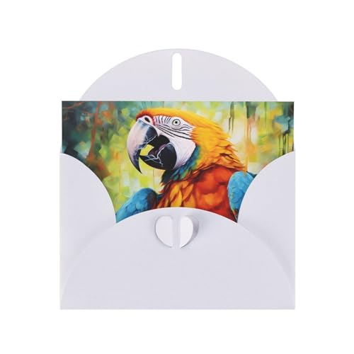 LLKGOT Dumb Parrot. Bilder-Grußkarte – Premium-Perlglanz-Papier, doppelseitiges Perlglanz-Design LLKGOT Dumb Parrot. Bilder-Grußkarte – Premium-Perlglanz-Papier, doppelseitiges Perlglanz-Design von LLKGOT