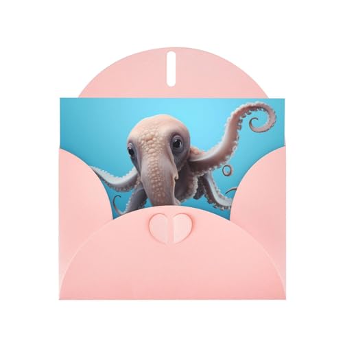 LLKGOT Dumbo The Octopus Bilder-Grußkarte – Premium-Perlglanz-Papier, doppelseitiges Perlmutt-Design LLKGOT Dumbo The Octopus Bilder-Grußkarte – Premium-Perlglanz-Papier, doppelseitiges Perlmutt-Design von LLKGOT