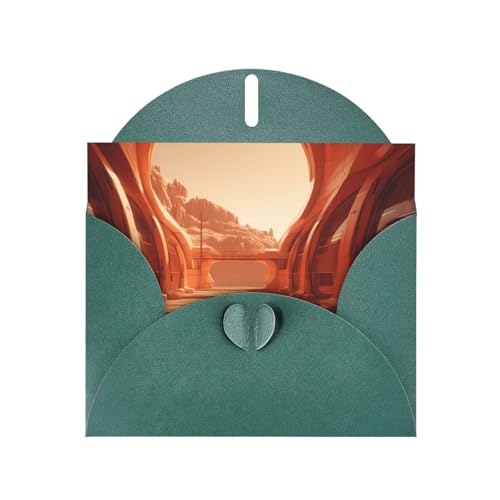 LLKGOT Dune Building Bilder-Grußkarte – Premium-Perlglanz-Papier, doppelseitiges Perlmutt-Design LLKGOT Dune Building Bilder-Grußkarte – Premium-Perlglanz-Papier, doppelseitiges Perlmutt-Design von LLKGOT