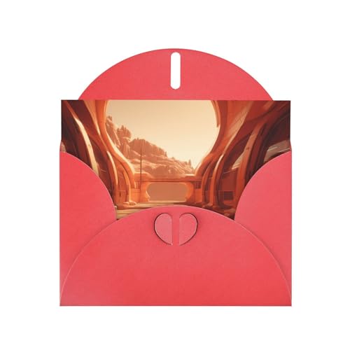 LLKGOT Dune Building Bilder-Grußkarte – Premium-Perlglanz-Papier, doppelseitiges Perlmutt-Design LLKGOT Dune Building Bilder-Grußkarte – Premium-Perlglanz-Papier, doppelseitiges Perlmutt-Design von LLKGOT