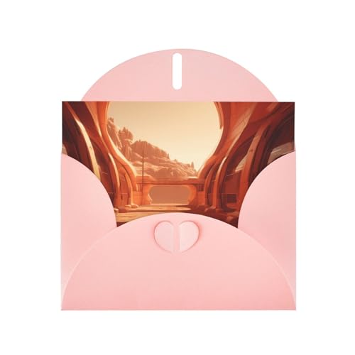 LLKGOT Dune Building Bilder-Grußkarte – Premium-Perlglanz-Papier, doppelseitiges Perlmutt-Design LLKGOT Dune Building Bilder-Grußkarte – Premium-Perlglanz-Papier, doppelseitiges Perlmutt-Design von LLKGOT