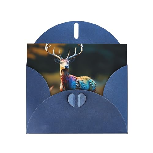 LLKGOT Elchbild-Grußkarte – Premium-Perlglanz-Papier, doppelseitiges Perlglanz-Design LLKGOT Elchbild-Grußkarte – Premium-Perlglanz-Papier, doppelseitiges Perlglanz-Design von LLKGOT