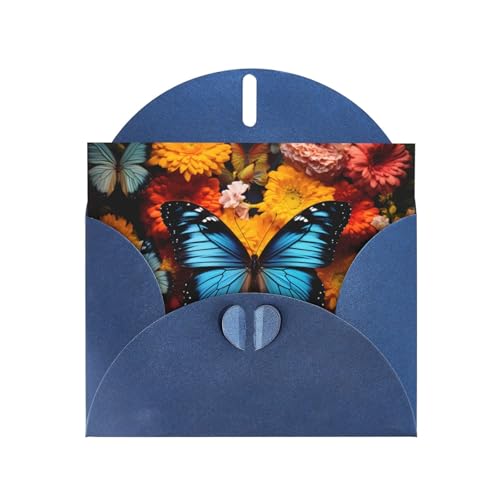 LLKGOT Exquisite Schmetterlingsbild-Grußkarte – Premium-Perlglanz-Papier, doppelseitiges Perlmutt-Design LLKGOT Exquisite Schmetterlingsbild-Grußkarte – Premium-Perlglanz-Papier, doppelseitiges Perlmutt-Design von LLKGOT