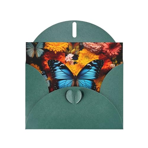 LLKGOT Exquisite Schmetterlingsbild-Grußkarte – Premium-Perlglanz-Papier, doppelseitiges Perlmutt-Design LLKGOT Exquisite Schmetterlingsbild-Grußkarte – Premium-Perlglanz-Papier, doppelseitiges Perlmutt-Design von LLKGOT