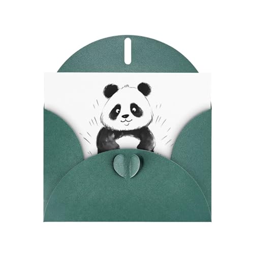 LLKGOT Fat Panda Bilder-Grußkarte – Premium-Perlglanz-Papier, doppelseitiges Perlmutt-Design LLKGOT Fat Panda Bilder-Grußkarte – Premium-Perlglanz-Papier, doppelseitiges Perlmutt-Design von LLKGOT