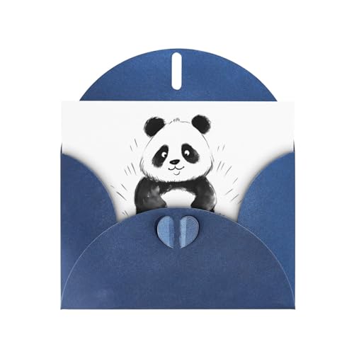 LLKGOT Fat Panda Bilder-Grußkarte – Premium-Perlglanz-Papier, doppelseitiges Perlmutt-Design LLKGOT Fat Panda Bilder-Grußkarte – Premium-Perlglanz-Papier, doppelseitiges Perlmutt-Design von LLKGOT