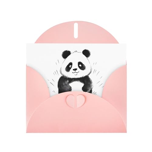 LLKGOT Fat Panda Bilder-Grußkarte – Premium-Perlglanz-Papier, doppelseitiges Perlmutt-Design LLKGOT Fat Panda Bilder-Grußkarte – Premium-Perlglanz-Papier, doppelseitiges Perlmutt-Design von LLKGOT