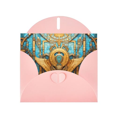 LLKGOT Grußkarte aus Metall mit Fresken – Premium-Perlglanz-Papier, doppelseitiges Perlglanz-Design LLKGOT Grußkarte aus Metall mit Fresken – Premium-Perlglanz-Papier, doppelseitiges Perlglanz-Design von LLKGOT