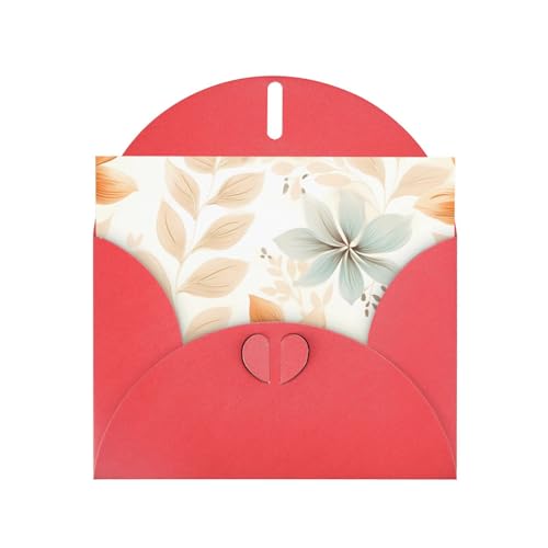 LLKGOT Grußkarte mit Ahornblattdruck – Premium-Perlglanz-Papier, doppelseitiges Perlglanz-Design LLKGOT Grußkarte mit Ahornblattdruck – Premium-Perlglanz-Papier, doppelseitiges Perlglanz-Design von LLKGOT