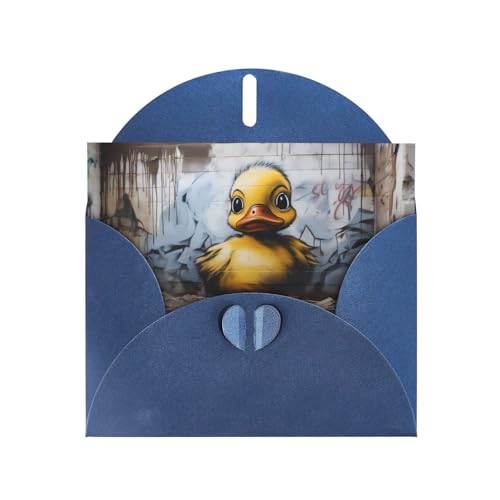 LLKGOT Grußkarte mit Entenkritzelbild, Premium-Perlglanz-Papier, doppelseitig, Perlen-Effekt-Design LLKGOT Grußkarte mit Entenkritzelbild, Premium-Perlglanz-Papier, doppelseitig, Perlen-Effekt-Design von LLKGOT
