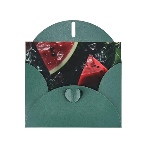 LLKGOT Grußkarte mit Melone im Wasserbild, Premium-Perlglanz-Papier, doppelseitig, Perlglanz-Design LLKGOT Grußkarte mit Melone im Wasserbild, Premium-Perlglanz-Papier, doppelseitig, Perlglanz-Design von LLKGOT