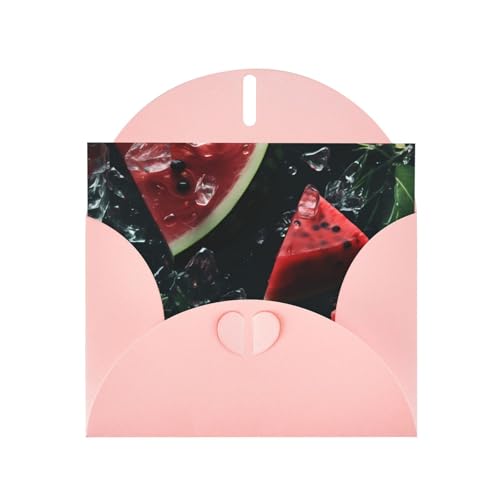 LLKGOT Grußkarte mit Melone im Wasserbild, Premium-Perlglanz-Papier, doppelseitig, Perlglanz-Design LLKGOT Grußkarte mit Melone im Wasserbild, Premium-Perlglanz-Papier, doppelseitig, Perlglanz-Design von LLKGOT