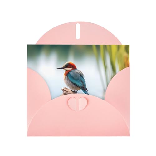 LLKGOT Grußkarte mit Vogelbild, Motiv: Fat Lagoon – Premium-Perlglanz-Papier, doppelseitiges Perlmutt-Design LLKGOT Grußkarte mit Vogelbild, Motiv: Fat Lagoon – Premium-Perlglanz-Papier, doppelseitiges Perlmutt-Design von LLKGOT