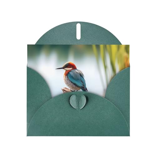 LLKGOT Grußkarte mit Vogelbild, Motiv: Fat Lagoon – Premium-Perlglanz-Papier, doppelseitiges Perlmutt-Design LLKGOT Grußkarte mit Vogelbild, Motiv: Fat Lagoon – Premium-Perlglanz-Papier, doppelseitiges Perlmutt-Design von LLKGOT