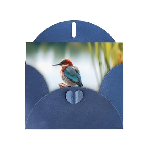 LLKGOT Grußkarte mit Vogelbild, Motiv: Fat Lagoon – Premium-Perlglanz-Papier, doppelseitiges Perlmutt-Design LLKGOT Grußkarte mit Vogelbild, Motiv: Fat Lagoon – Premium-Perlglanz-Papier, doppelseitiges Perlmutt-Design von LLKGOT
