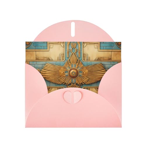 LLKGOT Grußkarte mit ägyptischem Fresko-Bild, Premium-Perlglanz-Papier, doppelseitig, Perlen-Effekt-Design LLKGOT Grußkarte mit ägyptischem Fresko-Bild, Premium-Perlglanz-Papier, doppelseitig, Perlen-Effekt-Design von LLKGOT