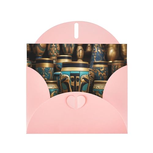 LLKGOT Grußkarte mit ägyptischem magischem Glas – Premium-Perlglanz-Papier, doppelseitiges Perlmutt-Design LLKGOT Grußkarte mit ägyptischem magischem Glas – Premium-Perlglanz-Papier, doppelseitiges Perlmutt-Design von LLKGOT