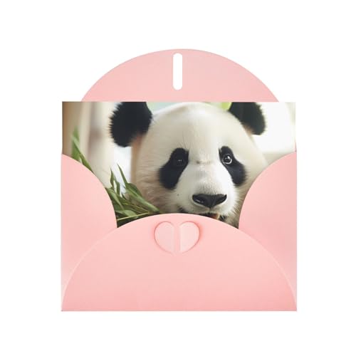 LLKGOT Grußkarte mit dumm Panda-Bild, Premium-Perlglanz-Papier, doppelseitig, Perlen-Effekt-Design LLKGOT Grußkarte mit dumm Panda-Bild, Premium-Perlglanz-Papier, doppelseitig, Perlen-Effekt-Design von LLKGOT