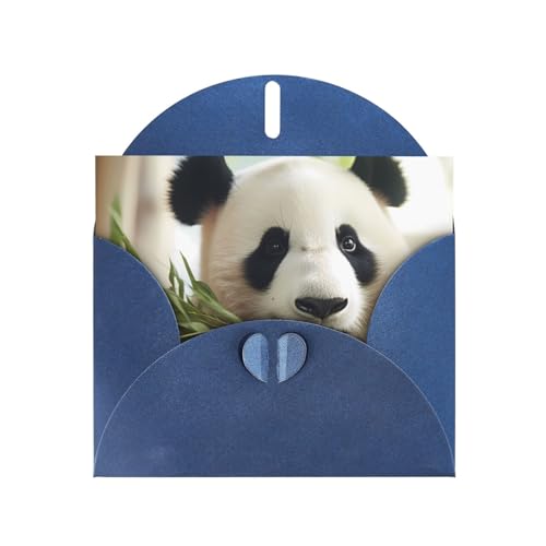 LLKGOT Grußkarte mit dumm Panda-Bild, Premium-Perlglanz-Papier, doppelseitig, Perlen-Effekt-Design LLKGOT Grußkarte mit dumm Panda-Bild, Premium-Perlglanz-Papier, doppelseitig, Perlen-Effekt-Design von LLKGOT