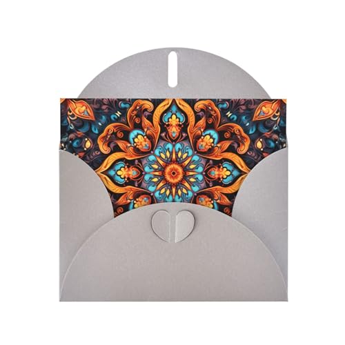 LLKGOT Grußkarte mit elegantem Kranzbild, Premium-Perlglanz-Papier, doppelseitig, Perlmutt-Design LLKGOT Grußkarte mit elegantem Kranzbild, Premium-Perlglanz-Papier, doppelseitig, Perlmutt-Design von LLKGOT
