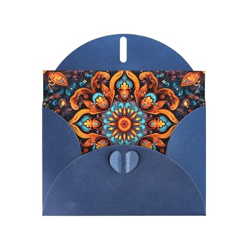 LLKGOT Grußkarte mit elegantem Kranzbild, Premium-Perlglanz-Papier, doppelseitig, Perlmutt-Design LLKGOT Grußkarte mit elegantem Kranzbild, Premium-Perlglanz-Papier, doppelseitig, Perlmutt-Design von LLKGOT