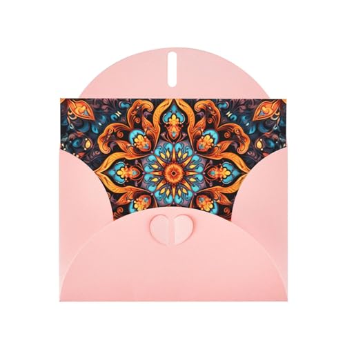 LLKGOT Grußkarte mit elegantem Kranzbild, Premium-Perlglanz-Papier, doppelseitig, Perlmutt-Design LLKGOT Grußkarte mit elegantem Kranzbild, Premium-Perlglanz-Papier, doppelseitig, Perlmutt-Design von LLKGOT