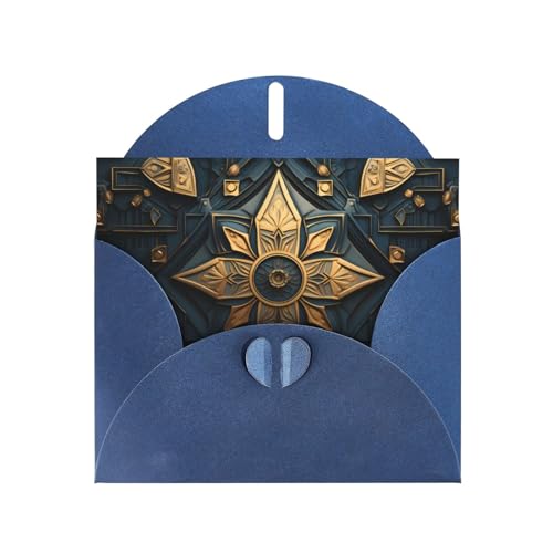 LLKGOT Grußkarte mit elegantem Metallkranz, Premium-Perlglanz-Papier, doppelseitig, Perlglanz-Design LLKGOT Grußkarte mit elegantem Metallkranz, Premium-Perlglanz-Papier, doppelseitig, Perlglanz-Design von LLKGOT