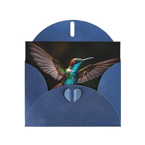 LLKGOT Grußkarte mit schönem Kolibri-Bild, Premium-Perlglanz-Papier, doppelseitig, Perlmutt-Design LLKGOT Grußkarte mit schönem Kolibri-Bild, Premium-Perlglanz-Papier, doppelseitig, Perlmutt-Design von LLKGOT