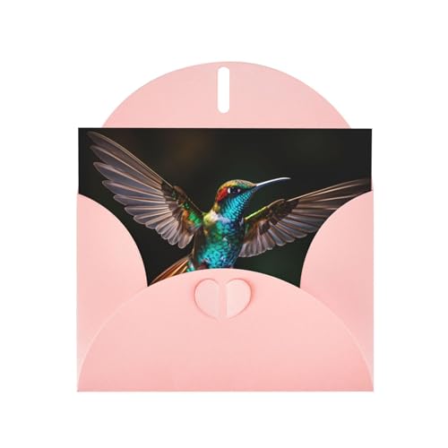 LLKGOT Grußkarte mit schönem Kolibri-Bild, Premium-Perlglanz-Papier, doppelseitig, Perlmutt-Design LLKGOT Grußkarte mit schönem Kolibri-Bild, Premium-Perlglanz-Papier, doppelseitig, Perlmutt-Design von LLKGOT