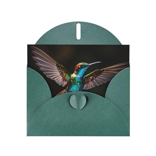 LLKGOT Grußkarte mit schönem Kolibri-Bild, Premium-Perlglanz-Papier, doppelseitig, Perlmutt-Design LLKGOT Grußkarte mit schönem Kolibri-Bild, Premium-Perlglanz-Papier, doppelseitig, Perlmutt-Design von LLKGOT