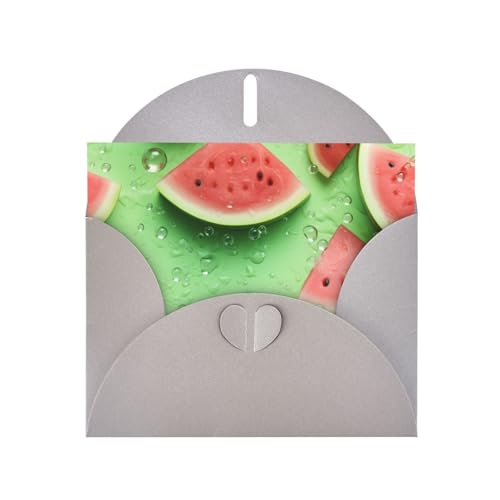 LLKGOT Grußkarte mit vielen Wassermelonenbildern – hochwertiges Perlglanz-Papier, doppelseitiges Perlmutt-Design LLKGOT Grußkarte mit vielen Wassermelonenbildern – hochwertiges Perlglanz-Papier, doppelseitiges Perlmutt-Design von LLKGOT