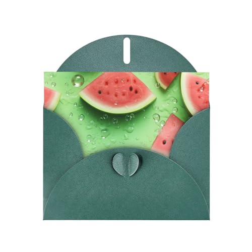 LLKGOT Grußkarte mit vielen Wassermelonenbildern – hochwertiges Perlglanz-Papier, doppelseitiges Perlmutt-Design LLKGOT Grußkarte mit vielen Wassermelonenbildern – hochwertiges Perlglanz-Papier, doppelseitiges Perlmutt-Design von LLKGOT