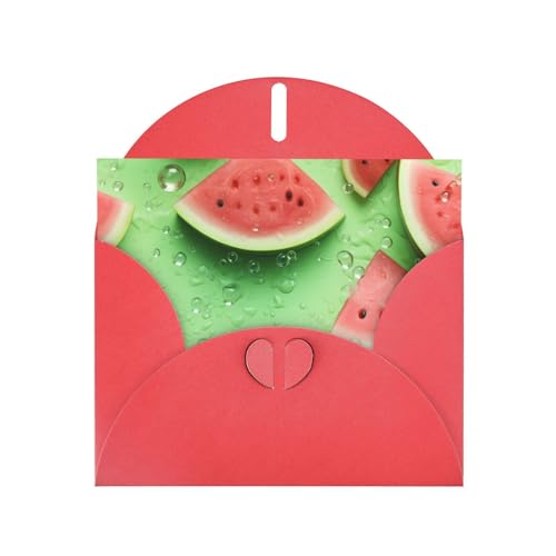 LLKGOT Grußkarte mit vielen Wassermelonenbildern – hochwertiges Perlglanz-Papier, doppelseitiges Perlmutt-Design LLKGOT Grußkarte mit vielen Wassermelonenbildern – hochwertiges Perlglanz-Papier, doppelseitiges Perlmutt-Design von LLKGOT