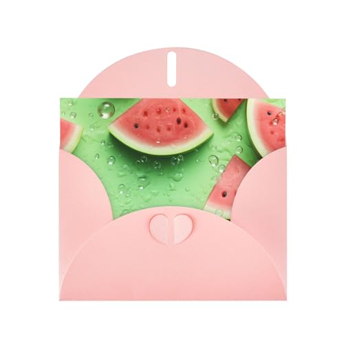 LLKGOT Grußkarte mit vielen Wassermelonenbildern – hochwertiges Perlglanz-Papier, doppelseitiges Perlmutt-Design LLKGOT Grußkarte mit vielen Wassermelonenbildern – hochwertiges Perlglanz-Papier, doppelseitiges Perlmutt-Design von LLKGOT