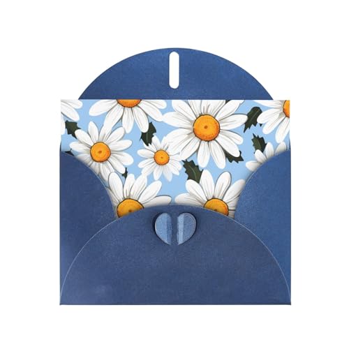 LLKGOT Grußkarte mit weißen Gänseblümchen – Premium-Perlglanz-Papier, doppelseitiges Perlmutt-Design LLKGOT Grußkarte mit weißen Gänseblümchen – Premium-Perlglanz-Papier, doppelseitiges Perlmutt-Design von LLKGOT