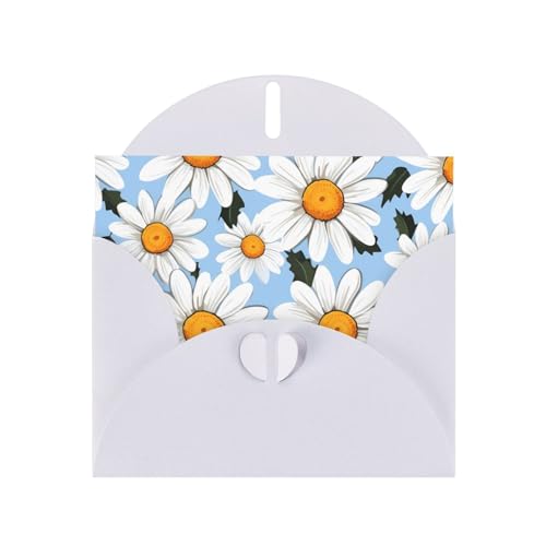 LLKGOT Grußkarte mit weißen Gänseblümchen – Premium-Perlglanz-Papier, doppelseitiges Perlmutt-Design LLKGOT Grußkarte mit weißen Gänseblümchen – Premium-Perlglanz-Papier, doppelseitiges Perlmutt-Design von LLKGOT