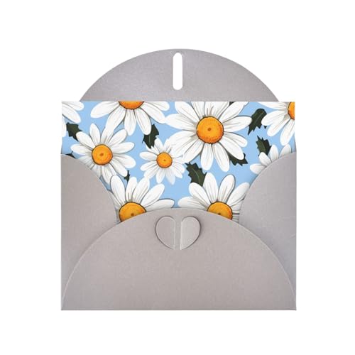 LLKGOT Grußkarte mit weißen Gänseblümchen – Premium-Perlglanz-Papier, doppelseitiges Perlmutt-Design LLKGOT Grußkarte mit weißen Gänseblümchen – Premium-Perlglanz-Papier, doppelseitiges Perlmutt-Design von LLKGOT