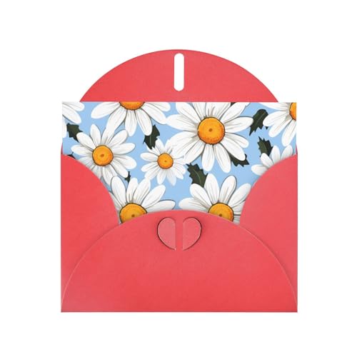 LLKGOT Grußkarte mit weißen Gänseblümchen – Premium-Perlglanz-Papier, doppelseitiges Perlmutt-Design LLKGOT Grußkarte mit weißen Gänseblümchen – Premium-Perlglanz-Papier, doppelseitiges Perlmutt-Design von LLKGOT
