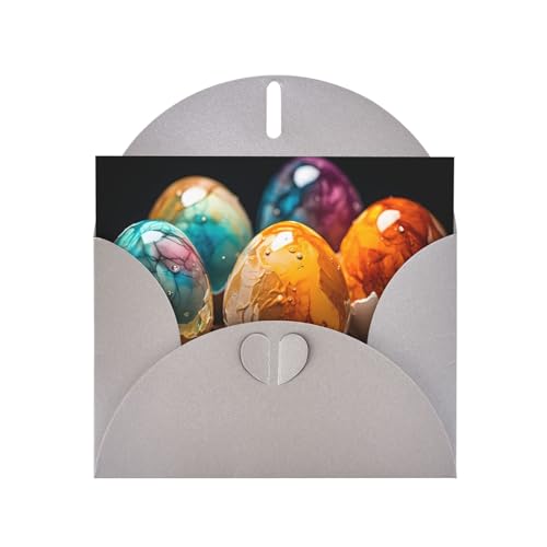 LLKGOT Grußkarte zum Ausmalen von Eierschalen, hochwertiges Perlglanz-Papier, doppelseitiges Perlmutt-Design LLKGOT Grußkarte zum Ausmalen von Eierschalen, hochwertiges Perlglanz-Papier, doppelseitiges Perlmutt-Design von LLKGOT