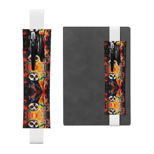 LLKGOT Leder-Stifthalter, Lesezeichen, Eule, Graffiti-Druck, für Hardcover-Tagebücher, Tagebücher, Planer, verstellbarer Riemen LLKGOT Leder-Stifthalter, Lesezeichen, Eule, Graffiti-Druck, für Hardcover-Tagebücher, Tagebücher, Planer, verstellbarer Riemen von LLKGOT