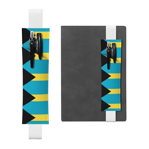 LLKGOT Leder-Stifthalter, Lesezeichen, Flagge der Bahamas, Druck für Hardcover-Tagebücher, Tagebücher, Planer, verstellbarer Riemen LLKGOT Leder-Stifthalter, Lesezeichen, Flagge der Bahamas, Druck für Hardcover-Tagebücher, Tagebücher, Planer, verstellbarer Riemen von LLKGOT