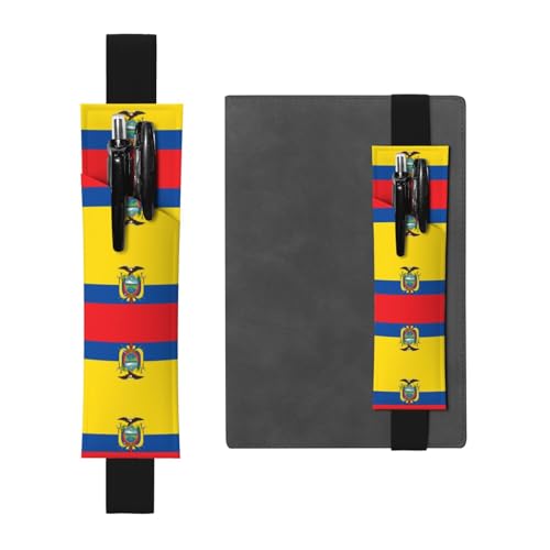 LLKGOT Leder-Stifthalter, Lesezeichen, Flagge von Ecuador, Druck für Hardcover-Tagebücher, Tagebücher, Planer, verstellbarer Riemen LLKGOT Leder-Stifthalter, Lesezeichen, Flagge von Ecuador, Druck für Hardcover-Tagebücher, Tagebücher, Planer, verstellbarer Riemen von LLKGOT