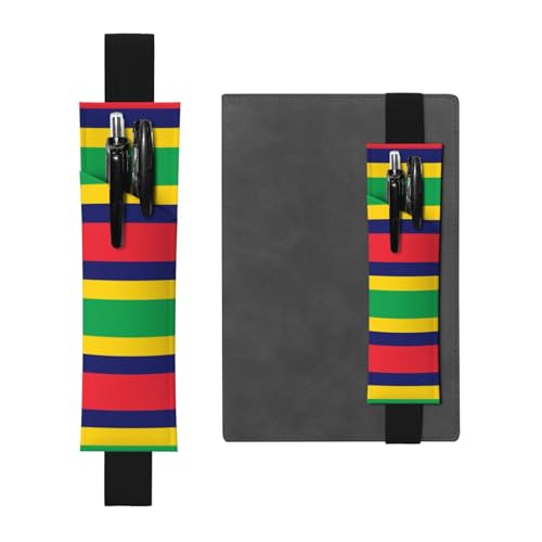 LLKGOT Leder-Stifthalter, Lesezeichen, Flagge von Mauritius, Druck für Hardcover-Tagebücher, Tagebücher, Planer, verstellbarer Riemen LLKGOT Leder-Stifthalter, Lesezeichen, Flagge von Mauritius, Druck für Hardcover-Tagebücher, Tagebücher, Planer, verstellbarer Riemen von LLKGOT