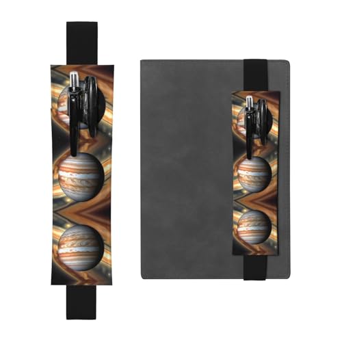 LLKGOT Leder-Stifthalter, Lesezeichen, Jupiter, Querformat, für Hardcover-Tagebücher, Tagebücher, Planer, verstellbarer Riemen LLKGOT Leder-Stifthalter, Lesezeichen, Jupiter, Querformat, für Hardcover-Tagebücher, Tagebücher, Planer, verstellbarer Riemen von LLKGOT