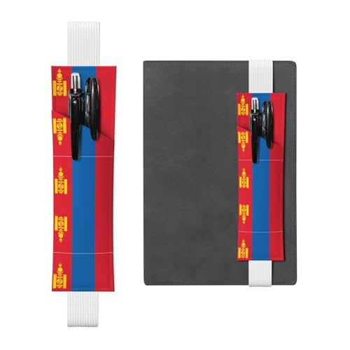 LLKGOT Leder-Stifthalter, Lesezeichen, Mongolische Flagge, Druck für Hardcover-Tagebücher, Tagebücher, Planer, verstellbarer Riemen LLKGOT Leder-Stifthalter, Lesezeichen, Mongolische Flagge, Druck für Hardcover-Tagebücher, Tagebücher, Planer, verstellbarer Riemen von LLKGOT