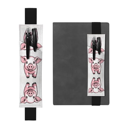 LLKGOT Leder-Stifthalter, Lesezeichen, Schwein-Hintergrund, Druck für Hardcover-Tagebücher, Tagebücher, Planer, verstellbarer Riemen LLKGOT Leder-Stifthalter, Lesezeichen, Schwein-Hintergrund, Druck für Hardcover-Tagebücher, Tagebücher, Planer, verstellbarer Riemen von LLKGOT