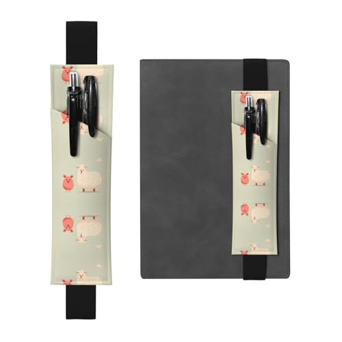 LLKGOT Leder-Stifthalter, Lesezeichen, Tierdruck, für Hardcover-Tagebücher, Tagebücher, Planer, verstellbarer Riemen LLKGOT Leder-Stifthalter, Lesezeichen, Tierdruck, für Hardcover-Tagebücher, Tagebücher, Planer, verstellbarer Riemen von LLKGOT