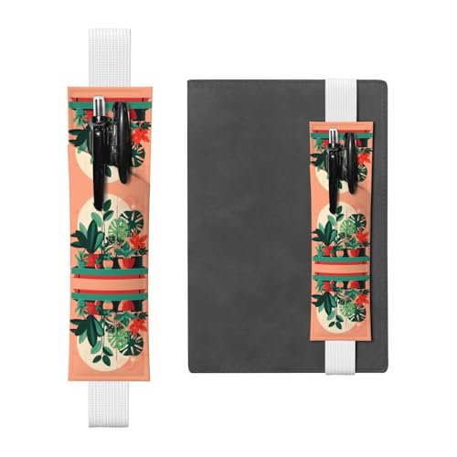 LLKGOT Leder-Stifthalter, Lesezeichen, Topfpflanzen, Druck für Hardcover-Tagebücher, Tagebücher, Planer, verstellbarer Riemen LLKGOT Leder-Stifthalter, Lesezeichen, Topfpflanzen, Druck für Hardcover-Tagebücher, Tagebücher, Planer, verstellbarer Riemen von LLKGOT