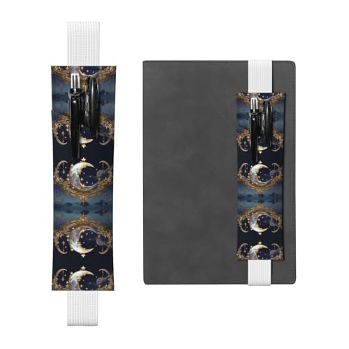 LLKGOT Leder-Stifthalter, Lesezeichen, exquisite Verzierungen, Druck für gebundene Tagebücher, Planer, verstellbarer Riemen LLKGOT Leder-Stifthalter, Lesezeichen, exquisite Verzierungen, Druck für gebundene Tagebücher, Planer, verstellbarer Riemen von LLKGOT